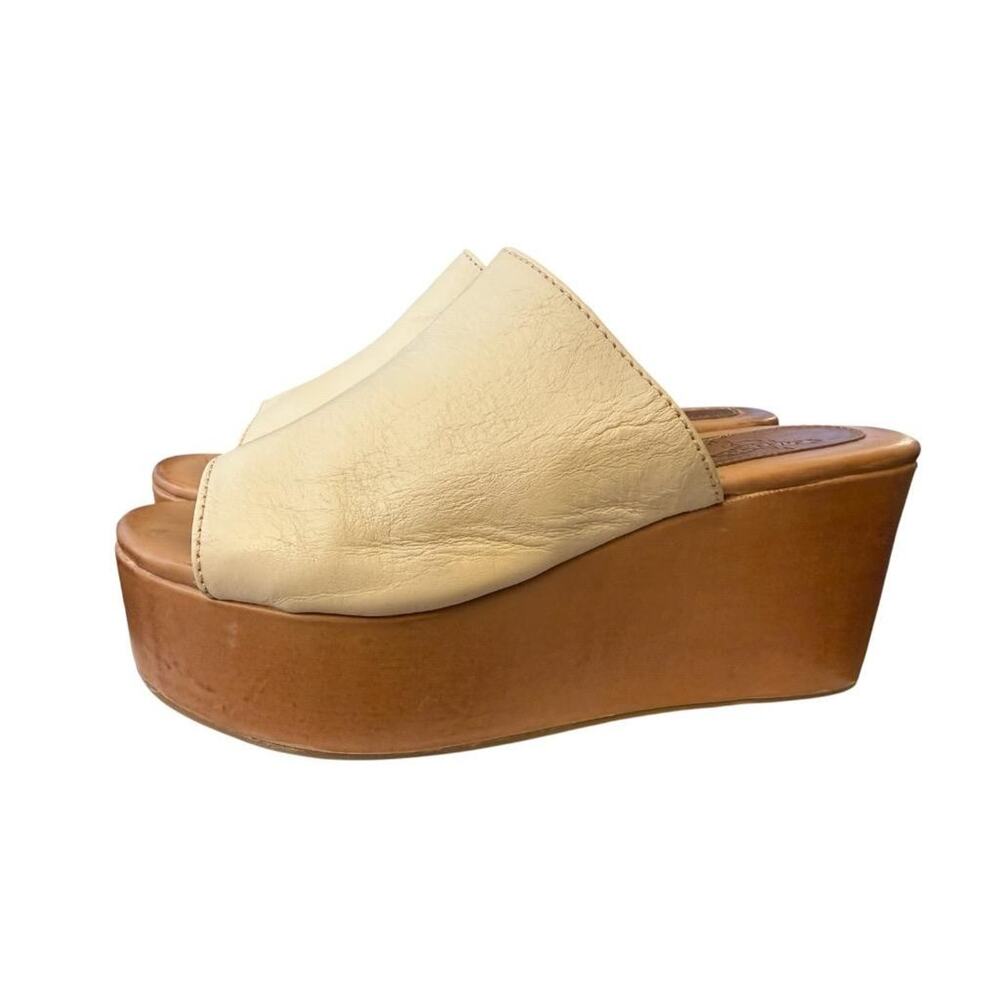 Freebird Loveland Platform Wedge Slide Sandal Heel Women size 9 - Picture 2 of 6